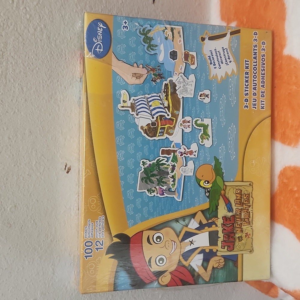 Disney Jake And The Never Land Pirates 3D Sticker Kit READ DECRIP!